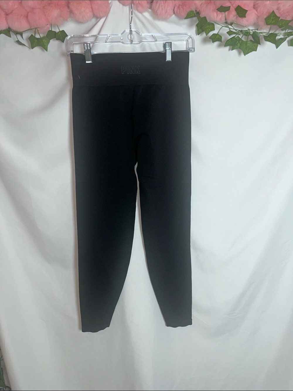 PINK Victoria's Secret Black High-Waisted Leggings